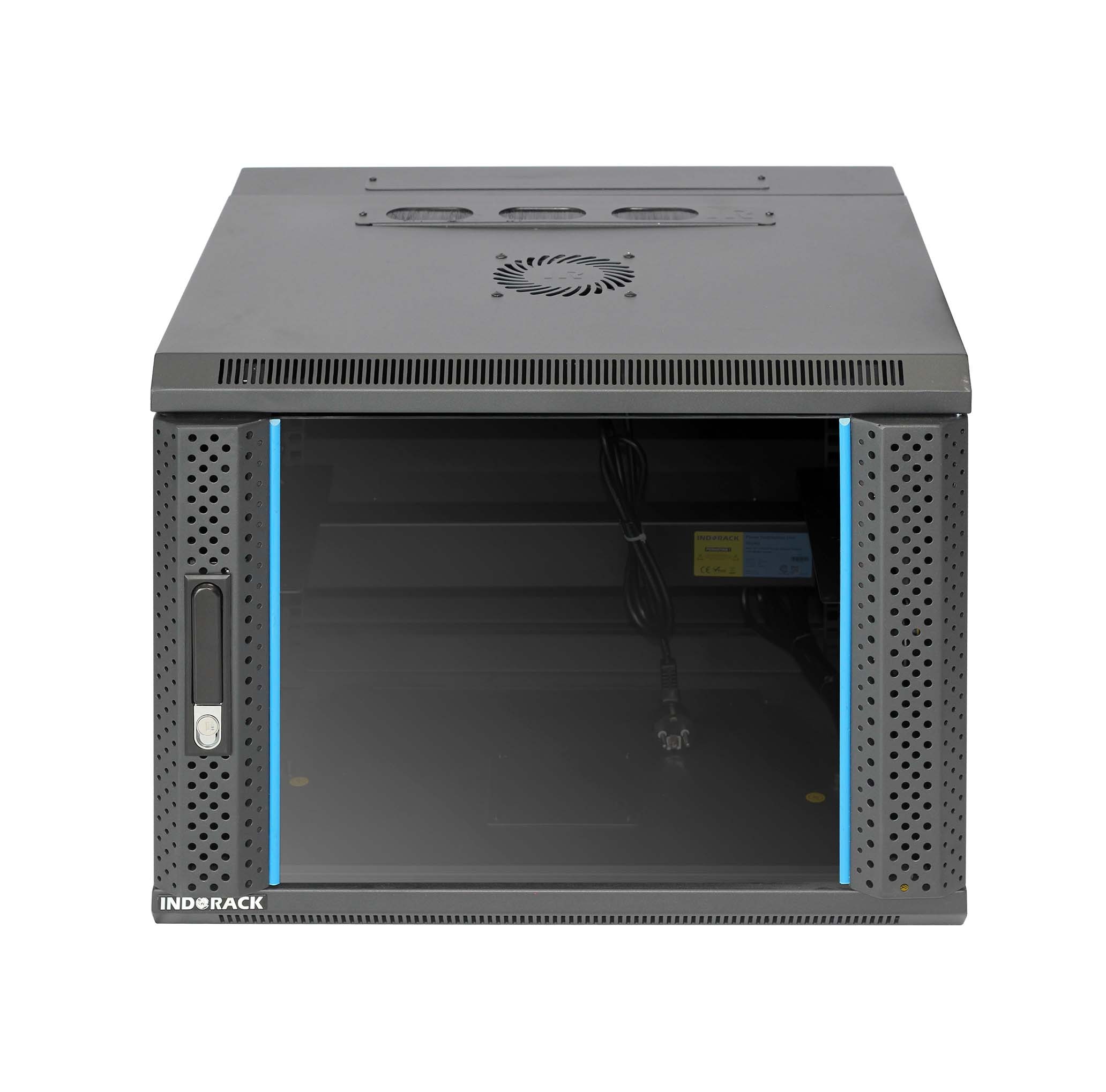 WIR5508D-8U : Wallmount Rack Double Door | Bitmatic